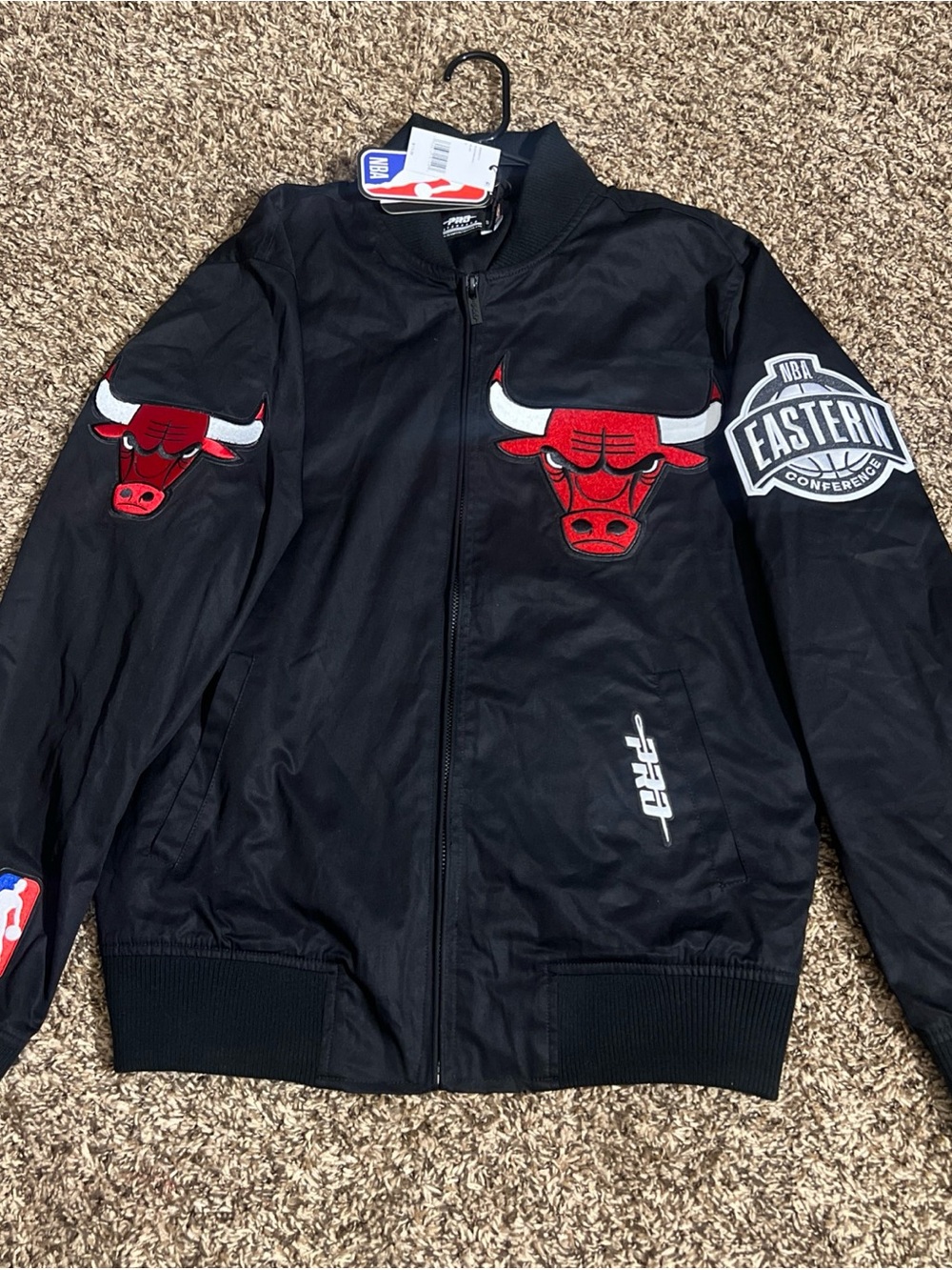 NBA Chicago Bulls Black Bomber Jacket pro standard